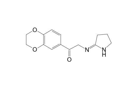 1-(2,3-Dihydro-1,4-benzodioxin-6-yl)-2-[(2E)-pyrrolidinylideneamino]ethanone