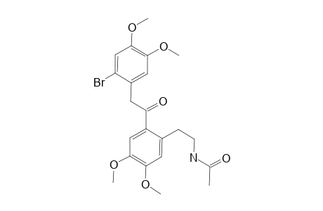 N-{2-[2-(2-Bromo-4,5-dimethoxyphenyl)acetyl]-4,5-dimethoxyphenylethyl}acetamide