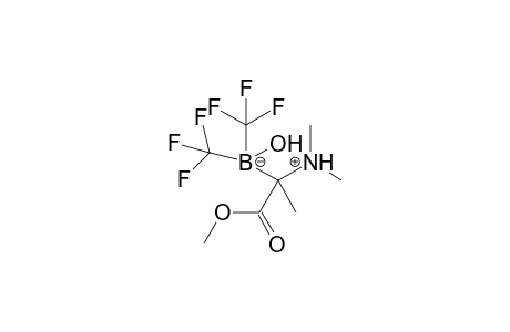 5,5,5-Trifluoro-4-hydroxy-3-(methoxycarbonyl)-2,3-dimethyl-4-(trifluoromethyl)-2-azonia-4-boratapentane