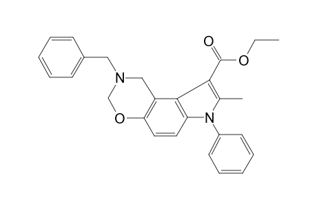 2-Benzyl-8-methyl-7-phenyl-1,3-dihydropyrrolo[3,2-f][1,3]benzoxazine-9-carboxylic acid ethyl ester