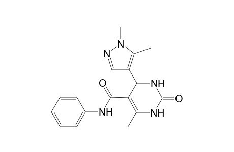 4-(1,5-dimethyl-4-pyrazolyl)-6-methyl-2-oxo-N-phenyl-3,4-dihydro-1H-pyrimidine-5-carboxamide