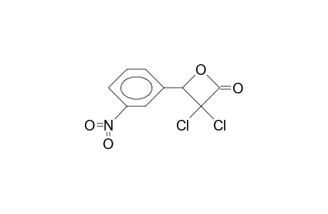 3,3-DICHLORO-4-(m-NITROPHENYL)-2-OXETANONE