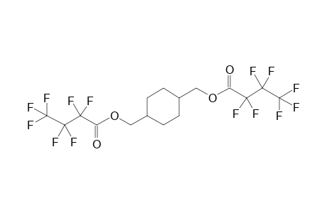 Trans-1,4-cyclohexanedimethanol, bis(heptafluorobutyrate)