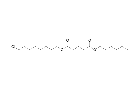 Glutaric acid, hept-2-yl 8-chlorooctyl ester