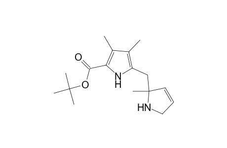 1H-Pyrrole-2-carboxylic acid, 5-[(2,5-dihydro-2-methyl-1H-pyrrol-2-yl)methyl]-3,4-dimethyl-, 1,1-dimethylethyl ester, (.+-.)-