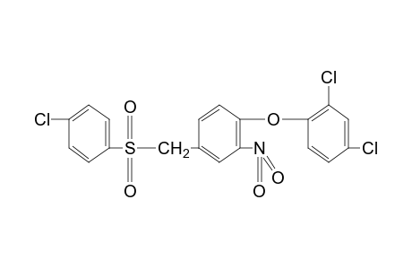 alpha-[(p-chlorophenyl)sulfonyl]-2-nitro-p-tolyl 2,4-dichlorophenyl ester