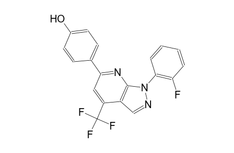 phenol, 4-[1-(2-fluorophenyl)-4-(trifluoromethyl)-1H-pyrazolo[3,4-b]pyridin-6-yl]-