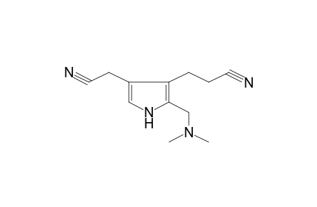 3-(4-(Cyanomethyl)-2-[(dimethylamino)methyl]-1H-pyrrol-3-yl)propanenitrile