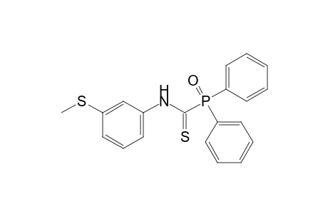 1-(Diphenylphosphinyl)-3'-(methylthio)thioformanilide