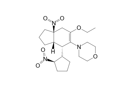 (1'R*,2'S*,3aS*,7S*,7aS*)-5-Ethoxy-6-morpholino-3a-nitroo-7-(2-nitrocyclopentyl)-2,3,3a,4,7,7a-hexahydro-1H-indene