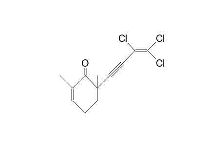 2-Cyclohexen-1-one, 2,6-dimethyl-6-(3,4,4-trichloro-3-buten-1-ynyl)-