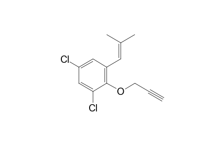 1,5-dichloro-3-(2-methylprop-1-enyl)-2-prop-2-ynoxy-benzene