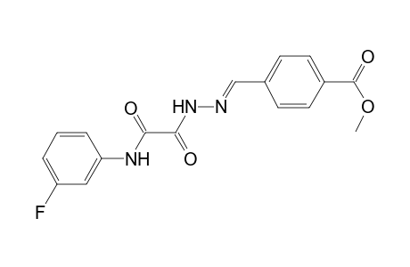 benzoic acid, 4-[(E)-[[2-[(3-fluorophenyl)amino]-1,2-dioxoethyl]hydrazono]methyl]-, methyl ester