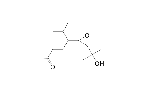 (E)-5-Isopropyl-6,7-epoxy-8-hydroxy-8-methylnon-2-one