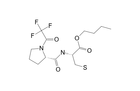 N-Tfa-L-prolylcysteine butyl ester