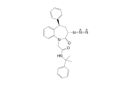 N-(1,1-Dimethylbenzyl)-2-[3-(3-azido-2-oxo-5-phenyl-2,3,4,5-tetrahydro-1H-1-benzazepin-1-yl]ethanoic acid amide