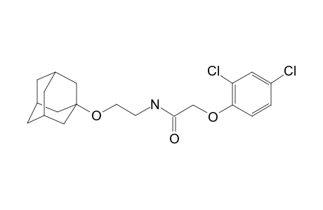 acetamide, 2-(2,4-dichlorophenoxy)-N-[2-(tricyclo[3.3.1.1~3,7~]dec-1-yloxy)ethyl]-