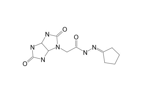 2-[2,5-bis(oxidanylidene)-3,3a,6,6a-tetrahydro-1H-imidazo[4,5-d]imidazol-4-yl]-N-(cyclopentylideneamino)ethanamide