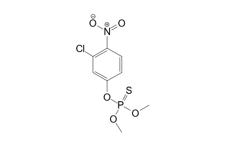 Phosphorothioic acid, O-(3-chloro-4-nitrophenyl) O,O-dimethyl ester