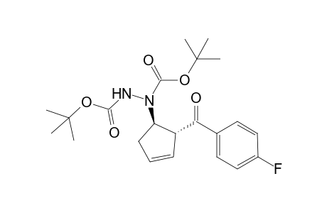 trans-N,N'-[2-(4'-Fluorobenzoyl)-cyclopent-3-enyl]-di-tert-butylhydrazine dicarboxylate