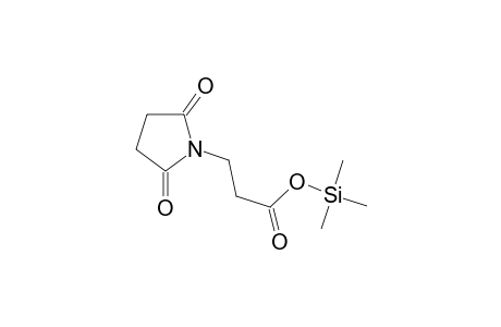 3-Succinimidopropionic acid, trimethylsilyl ester