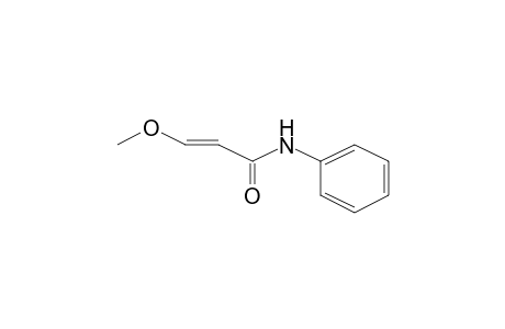 (2E)-3-Methoxy-N-phenyl-2-propenamide