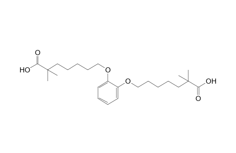 7,7'-(o-Phenylenedioxy)bis[2,2-dimethylheptanoic acid]