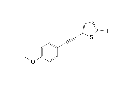 2-Iodo-5-[(p-methoxyphenyl)ethynyl]thiophene