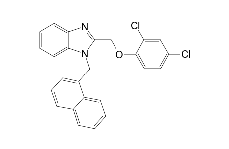 1H-1,3-Benzimidazole, 2-[(2,4-dichlorophenoxy)methyl]-1-(1-naphthalenylmethyl)-