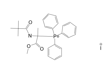 N-PIVALOYL-ALPHA-TRIPHENYLPHOSPHONIOALANINE-METHYLESTER-IODIDE