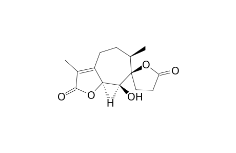 Spiro[7H-cyclohepta[b]furan-7,2'(5'H)-furan]-2,5'(4H)-dione, 3',4',5,6,8,8a-hexahydro-8-hydroxy-3,6,8-trimethyl-, (6.alpha.,7.beta.,8.alpha.,8a.alpha.)-(.+-.)-