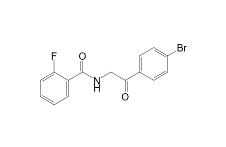 N-(p-bromophenacyl)-o-fluorobenzamide