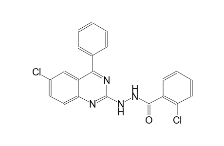 2-chloro-N'-(6-chloro-4-phenyl-2-quinazolinyl)benzohydrazide