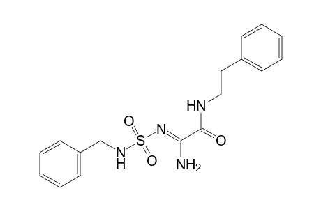 2-Amino-2([N-benzylsulfamoyl]imino)-N-phenethyl-acetamide