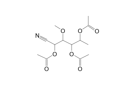 2,4,5-tri-o-Acetyl-3-o-methyl-6-deoxy-D-gluconitrile