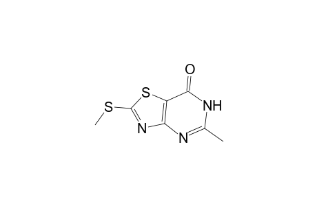 5-Methyl-2-(methylsulfanyl)[1,3]thiazolo[4,5-d]pyrimidin-7(4H)-one