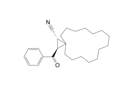 Trans-2-benzoylspiro[2.14]heptadecane-1-carbonitrile