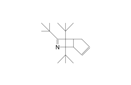 2,3,5-Tri-tert-butyl-4-aza-tricyclo[4.3.0.0/2,5/]nona-3,7-diene