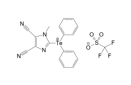 (4,5-Dicyano-1-methyl-1H-imidazol-2-yl)diphenyltelluronium trifluoromethansulfonate