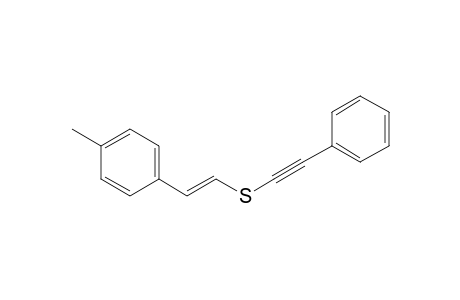 4-Methylstyryl phenylethynyl sulfide