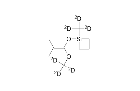 1-[2-methyl-1-(trideuteriomethoxy)prop-1-enoxy]-1-(trideuteriomethyl)siletane