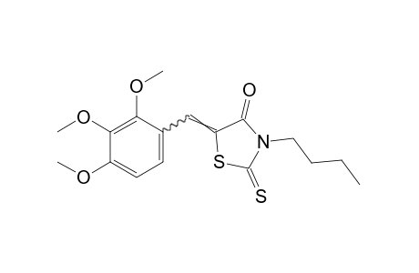 3-butyl-5-(2,3,4-trimethoxybenzylidene)rhodanine