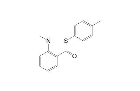 S-p-Tolyl 2-(methylamino)benzothioate