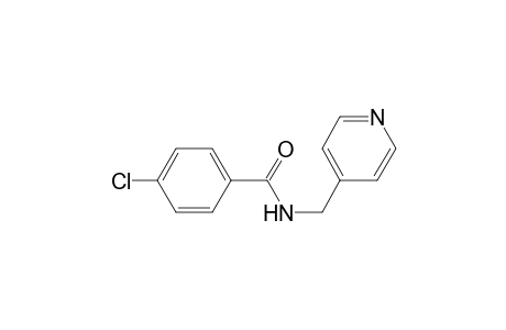 4-Chloranyl-N-(pyridin-4-ylmethyl)benzamide