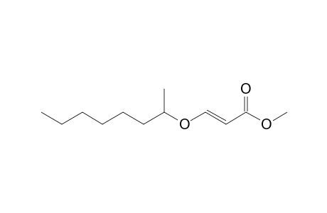 Methyl (E)-3-(oct-2-yloxy)acrylate