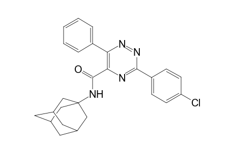 3-(4-Chloro-phenyl)-6-phenyl-[1,2,4]triazine-5-carboxylic acid adamantan-1-ylamide