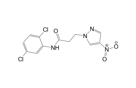 N-(2,5-dichlorophenyl)-3-(4-nitro-1H-pyrazol-1-yl)propanamide