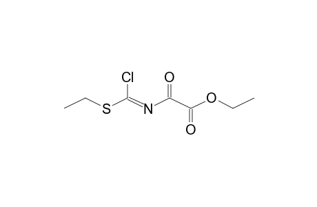 Oxamic acid ethyl ester, N-(ethylthiochloromethylene)-