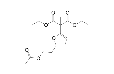 DIETHYL-2-[5-(2-ACETOXYETHYL)-FURAN-2-YL]-2-METHYLMALONATE