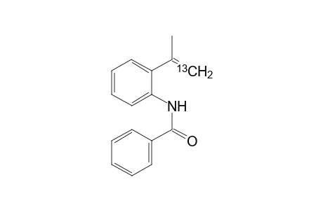 N-[2-(1-methyl(2(13C))ethenyl)phenyl]benzamide